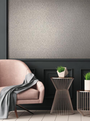 Live Wire Wallpaper In Ivory And Grey From The Terrain Collection By Candice Olson For York Wallcoverings