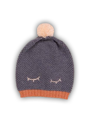 Tun Tun Knit Hat Blue