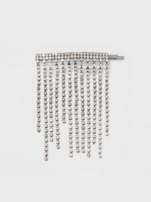 Hanging Linear Gemstone Bobby Pins - Wild Fable™ Black