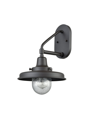 Vinton Station 1 Outdoor Sconce In Oil Rubbed Bronze