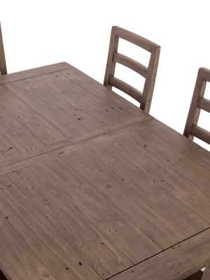 Irish Coast Extension Dining Table In Sundried Ash