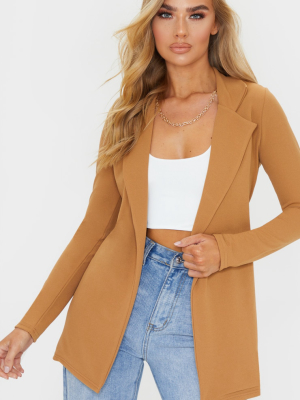 Camel Longline Blazer