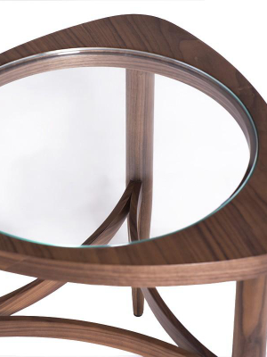 Nuevo Isabelle Side Table - Glass