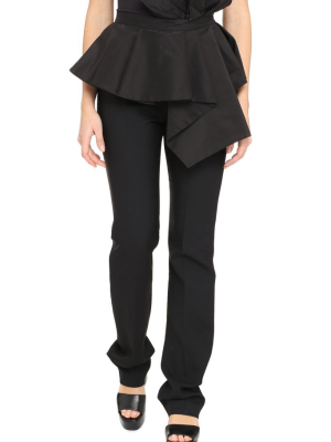 Alexander Mcqueen Bow Detailed Tailored Trousers