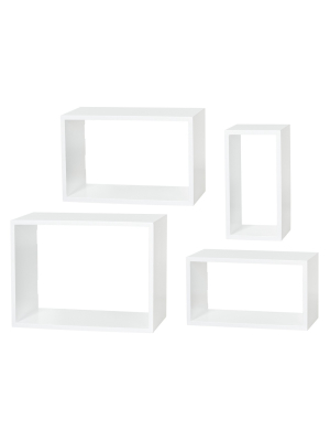 Dolle Windows Floating Shelf Set - White