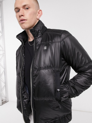 G-star Meefic Quilted Jacket In Black