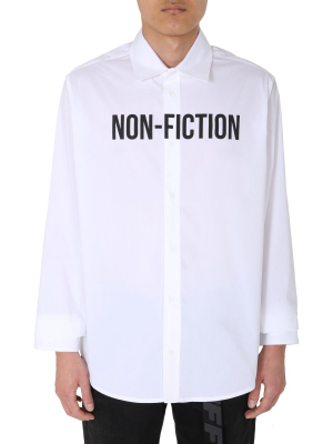 Off-white Non-fiction Printed Shirt