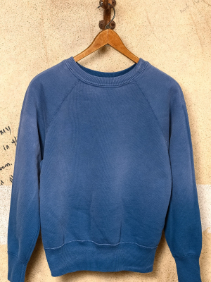 Made Worn Shrunken Sweatshirt Indigo