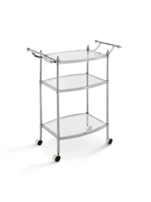 Lavoie Cart Chrome Red - Powell Company