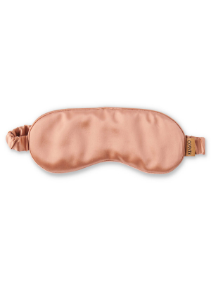 Pink Champagne Silk Eye Mask