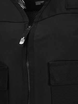 The North Face Logo Printed Zipped Cargo Vest