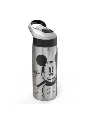 Disney Mickey Mouse & Friends Mickey Mouse 19oz Stainless Steel Water Bottle Black/red - Disney Store