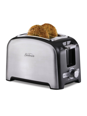 Sunbeam 2 Slice Wide-slot Toaster - Brushed Stainless Steel Tssbtrsb04