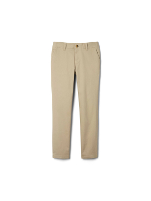 French Toast Young Womans' Uniform Chino Pants - Khaki