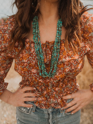 Bonzai Necklace| Turquoise Chippy - Final Sale