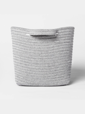 Bath Basket Medium Crate Gray - Threshold™