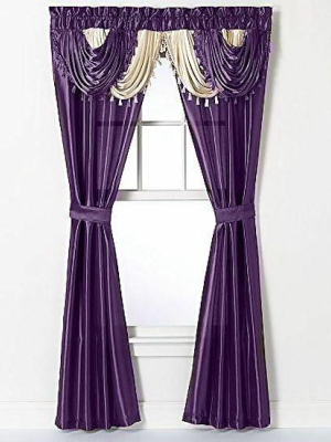 Goodgram Amore Complete 5 Piece Window In A Bag Curtain Set