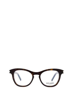 Saint Laurent Eyewear Round Frame Glasses