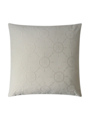 D.v. Kap Ship Wheel Pillow - Available In 2 Colors