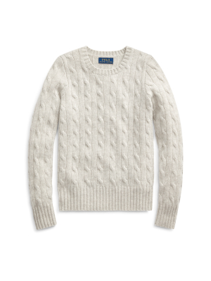 Cable-knit Cashmere Sweater