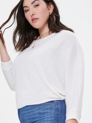 Plus Size Dolman-sleeve Top