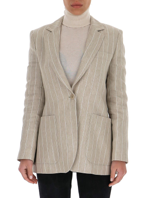 Max Mara Marisa Striped Single Breasted Jacket