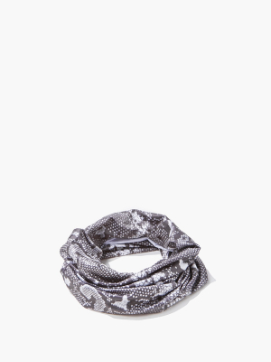 Snake Print Infinity Scarf