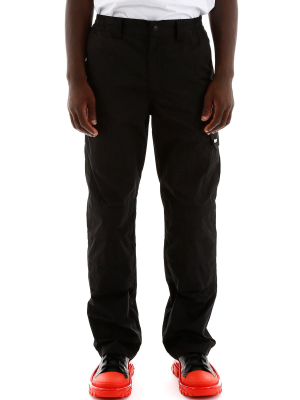 Msgm Wide-leg Cargo Pants