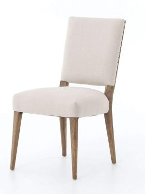 Kurt Dining Chair In Dark Linen