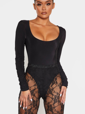 Black Lace Bike Shorts