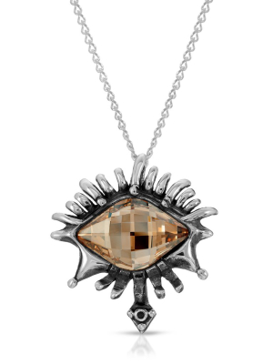 Topaz Vision Swarovski Pendant