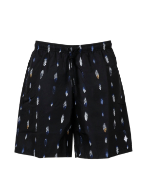 Marcelo Burlon County Of Milan Drawstring Swim Shorts