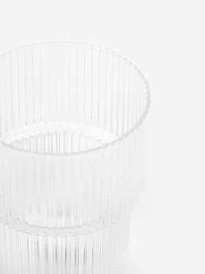 Ferm Living Ripple Short Drink Glass - Set Of 4 - Clear