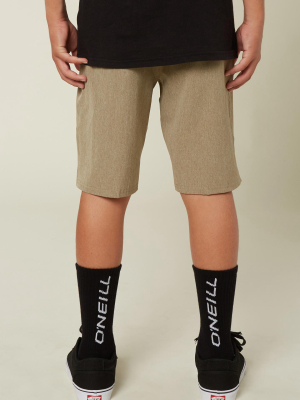 Boys Reserve Heather Hybrid Shorts