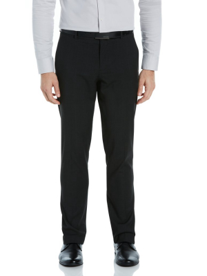 Very Slim Fit Textured Plaid Stretch Suit Pant