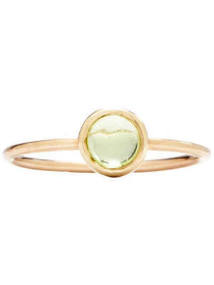 Gemstone Stacking Ring With Peridot