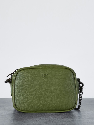 Grace Micro Crossbody [signet] - Olive