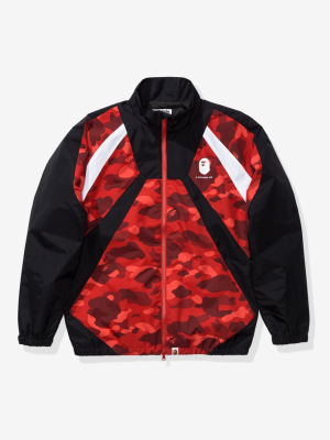 Bape Color Camo Color Block Jacket - Red