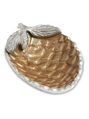 Julia Knight Pine Cone 5.75" Bowl In Toffee