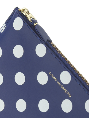 Comme Des Garçons Wallet Polka Dot Clutch Bag