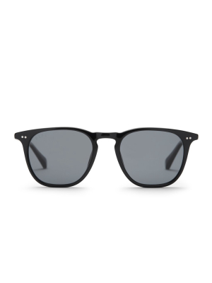 Maxwell - Black + Grey Polarized Sunglasses