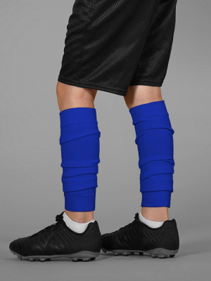 Hue Navy Kids Football Leg Sleeves