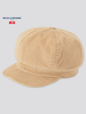 Women Corduroy Cap (ines De La Fressange)