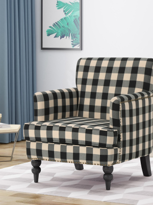 Harrison Tufted Club Chair - Christopher Knight Home