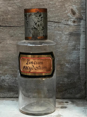 19th Century Apothecary Jar - Zincum Oscydatum