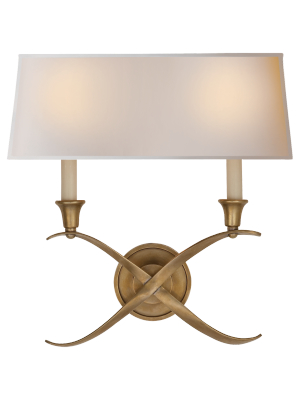 Cross Bouillotte Large Sconce In Various Colors