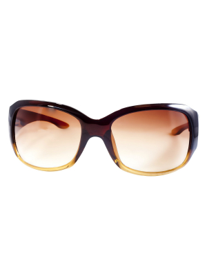 Women's Square Plastic Sunglasses - A New Day™ Brown