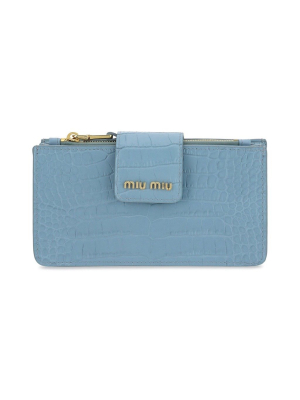 Miu Miu Embossed Clutch Bag