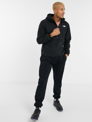 The North Face Denali 2 Anorak Fleece In Black