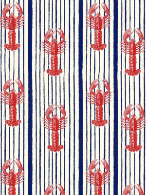 Mediterranean Lobsters Wallpaper In White From The Sundance Villa Collection By Mind The Gap